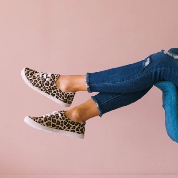 Leopard Slip On Comfy Sneakers - Picture 4 of 7